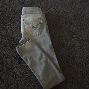 Inseam 29”, 14” laid flat across, 7”rise